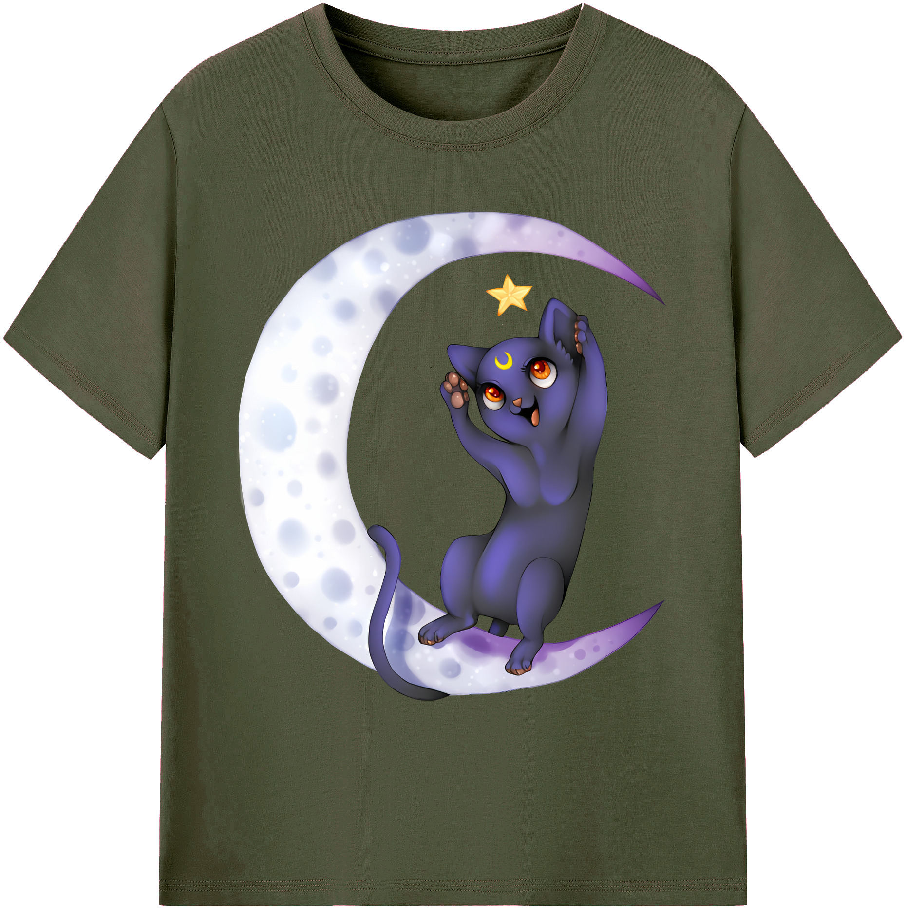 （画像用） 美少女戦士セーラームーン Sailor Moon 綿100％ メンズ半袖Tシャツ｜肌触りやわらか＆通気性